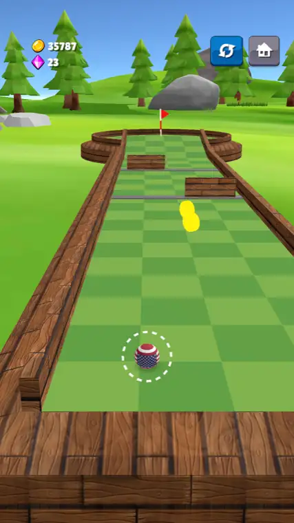 Schermata di gioco di Mini Golf: Putt Putt 3D